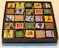 Array of MarieBelle chocolates