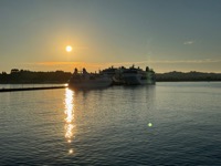 Leaving Corfu