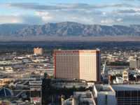 Mountains behind Las Vegas