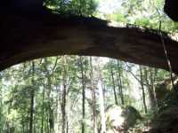 An arch of rock